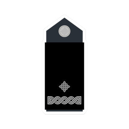 Naramenica službene odore poručnika HRZ i PZO (Croatia) (Military Rank) STICKER Vinyl Kiss-Cut Decal