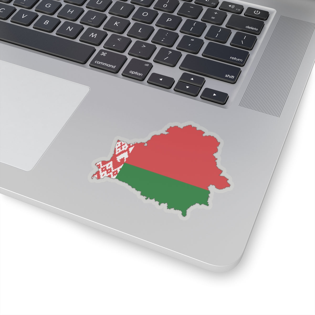Belarus-Flagmap (Belarus) STICKER Vinyl Kiss-Cut Decal