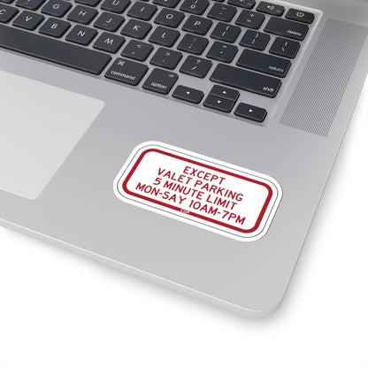 PBOT Road sign P1736 (Oregon) (Road Sign) STICKER Vinyl Kiss-Cut Decal