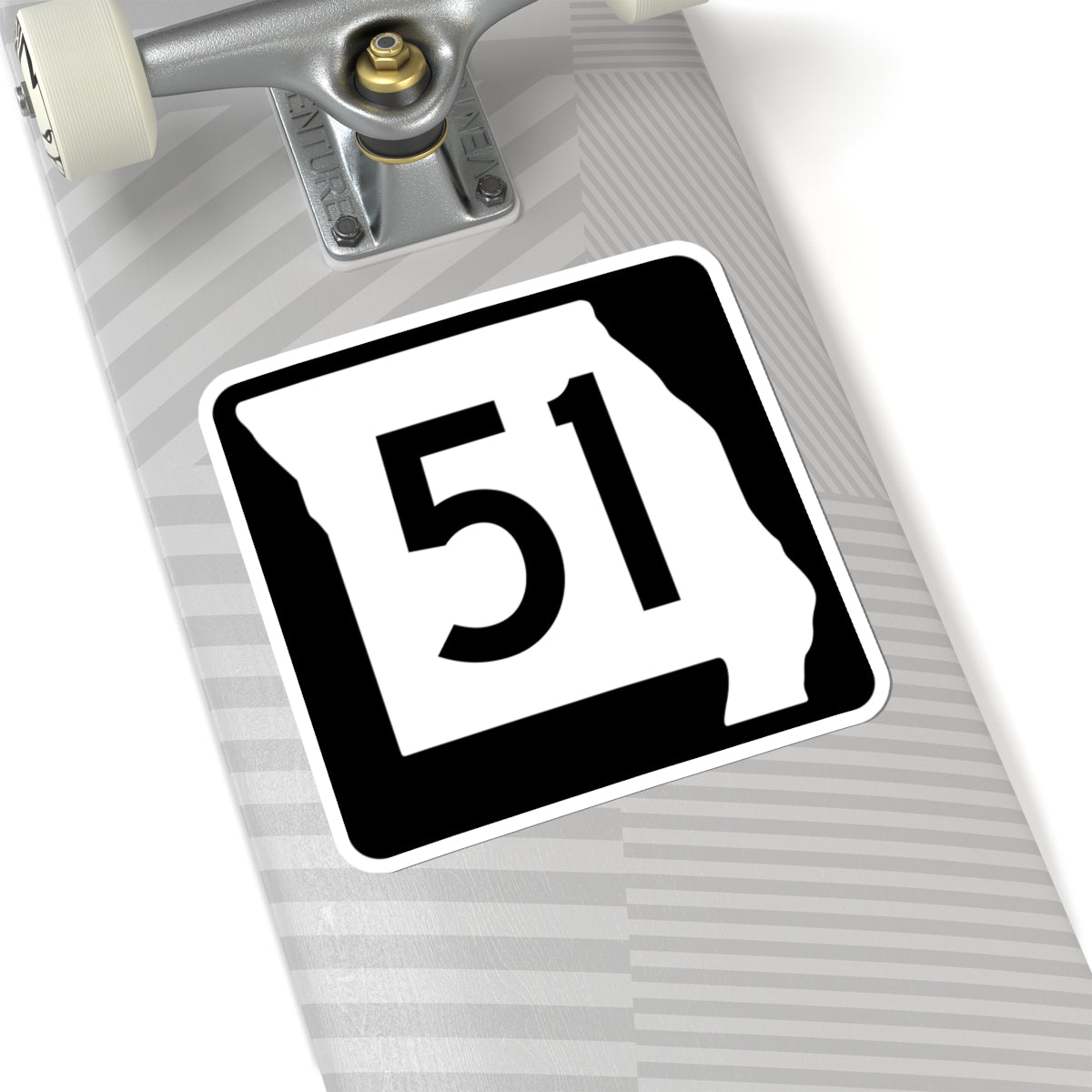MO-51 (Missouri) (Road Sign) STICKER Vinyl Kiss-Cut Decal