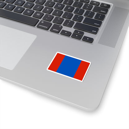 Flag of Mirny Arkhangelsk oblast 2003 (Russia) STICKER Vinyl Kiss-Cut Decal