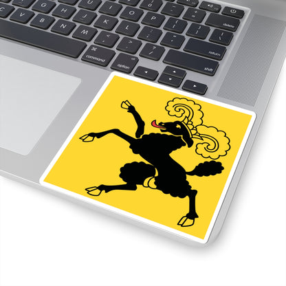 Flag of Canton of Schaffhausen (Switzerland) STICKER Vinyl Kiss-Cut Decal