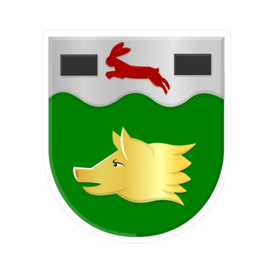 Aldehaske wapen (Netherlands) (Coat of Arms) STICKER Vinyl Kiss-Cut Decal