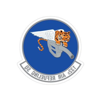132 Air Refueling Squadron (U.S. Air Force) REVERSE PRINT Transparent STICKER