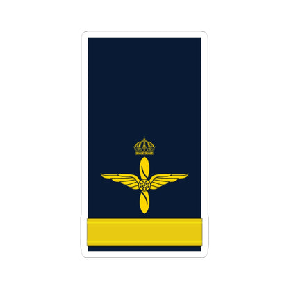 OF 1 Fänrik FV hylsa (Sweden) (Military Rank) STICKER Vinyl Kiss-Cut Decal