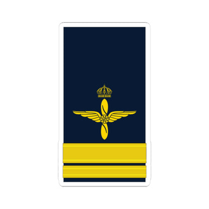 OF 1 Löjtnant FV hylsa (Sweden) (Military Rank) STICKER Vinyl Kiss-Cut Decal