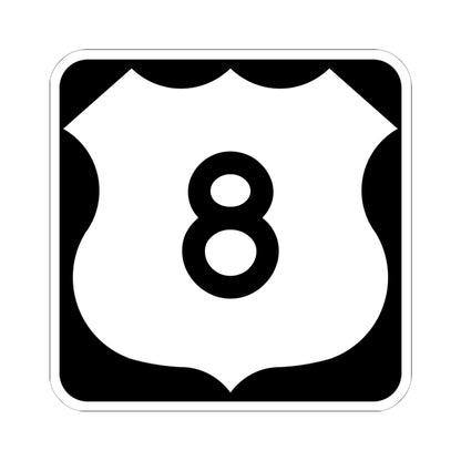 US 8 MN 1961 (Minnesota) (Road Sign) STICKER Vinyl Kiss-Cut Decal