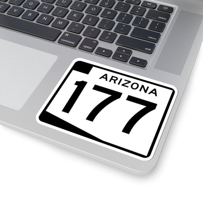 Arizona 177 (Arizona) (Road Sign) STICKER Vinyl Kiss-Cut Decal