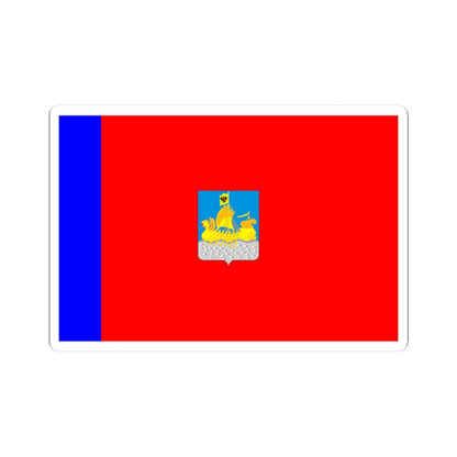 Flag of Kostroma Oblast 2000-06 (Russia) STICKER Vinyl Kiss-Cut Decal