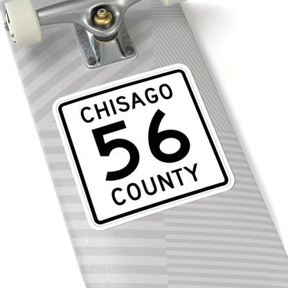 Chisago County Route 56 (Minnesota) (Road Sign) STICKER Vinyl Kiss-Cut Decal
