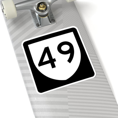 PR urban primary 49 (Puerto Rico) (Road Sign) STICKER Vinyl Kiss-Cut Decal