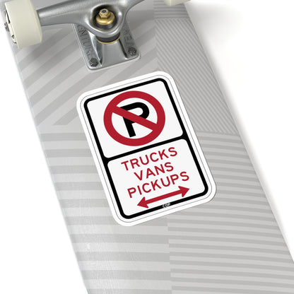 PBOT Road sign P1955D (Oregon) (Road Sign) STICKER Vinyl Kiss-Cut Decal
