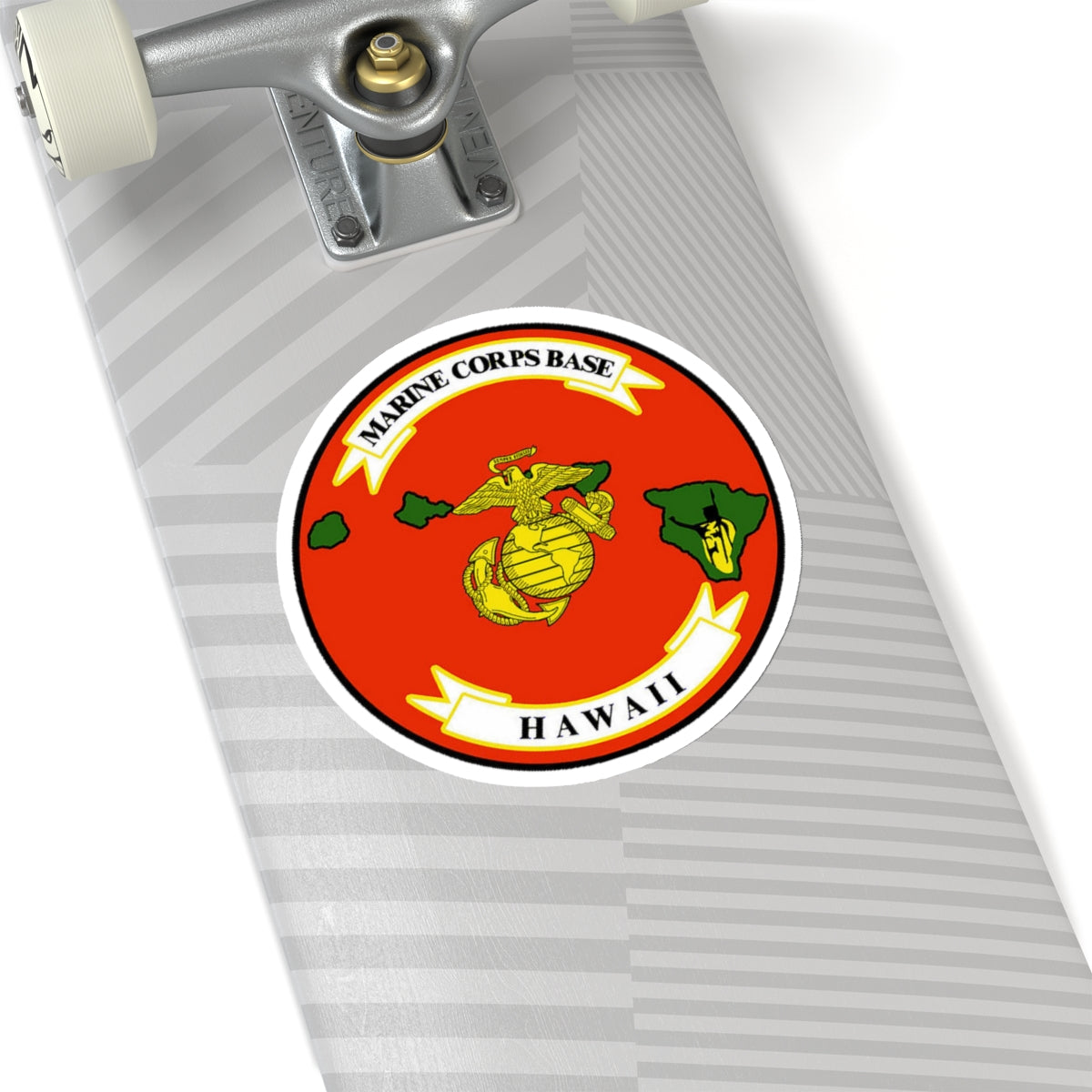 Marine Corps Base Hawaii (USMC) STICKER Vinyl Kiss-Cut Decal