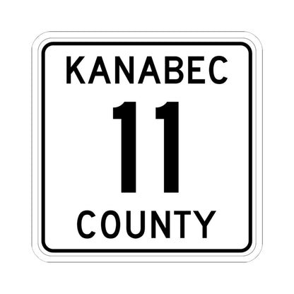 Kanabec County 11 MN (Minnesota) (Road Sign) STICKER Vinyl Kiss-Cut Decal