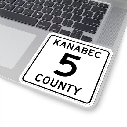 Kanabec County 5 MN (Minnesota) (Road Sign) STICKER Vinyl Kiss-Cut Decal
