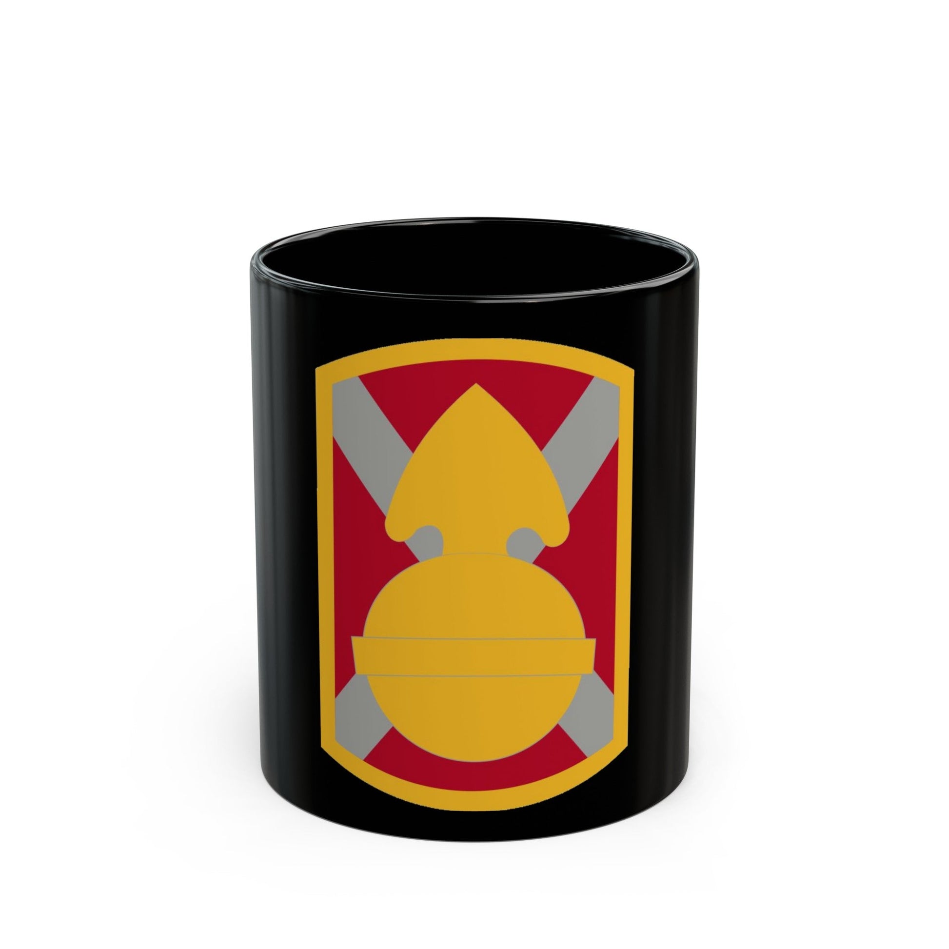 107th Artillery Brigade (U.S. Army) Black Coffee Mug-11oz-The Sticker Space