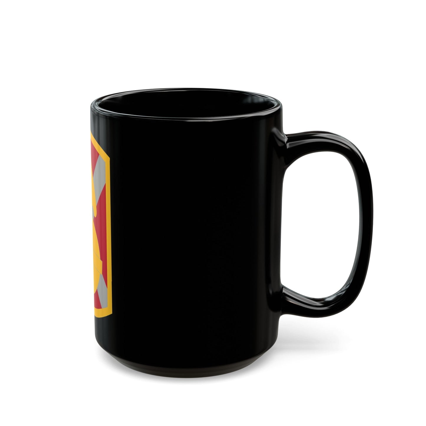 107th Artillery Brigade (U.S. Army) Black Coffee Mug-The Sticker Space