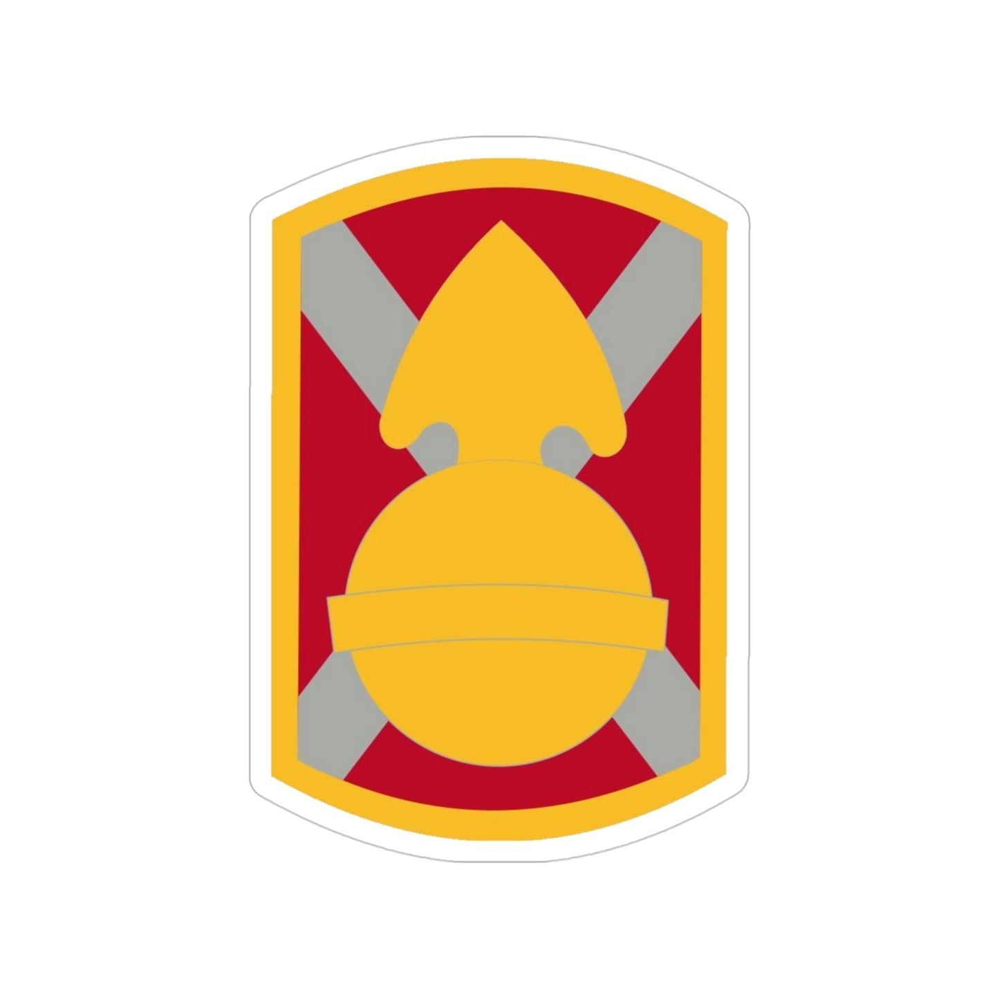 107th Artillery Brigade (U.S. Army) Transparent STICKER Die-Cut Vinyl Decal-4 Inch-The Sticker Space