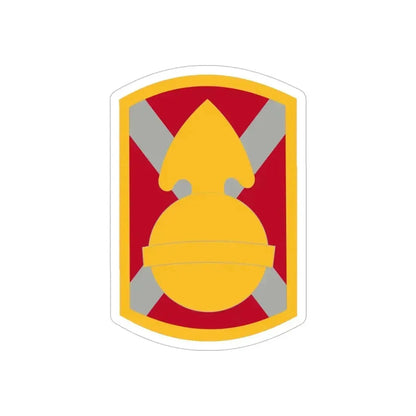 107th Artillery Brigade (U.S. Army) REVERSE PRINT Transparent Die-Cut STICKER - The Sticker Space