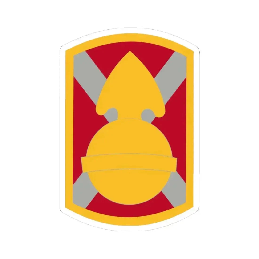 107th Artillery Brigade (U.S. Army) STICKER Vinyl Kiss-Cut Decal 3 Inch White - The Sticker Space
