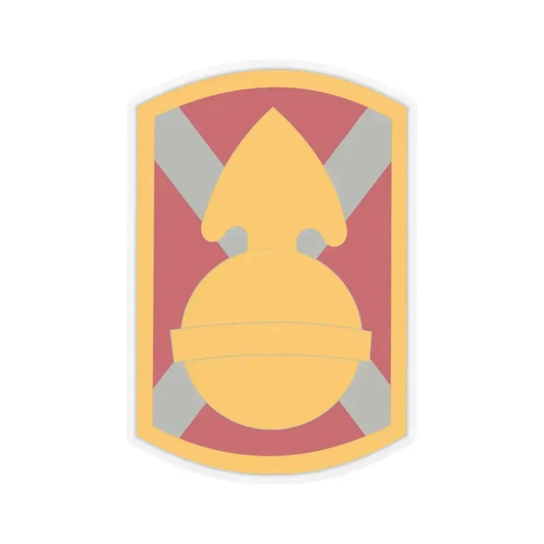107th Artillery Brigade (U.S. Army) STICKER Vinyl Kiss-Cut Decal 6 Inch Transparent - The Sticker Space