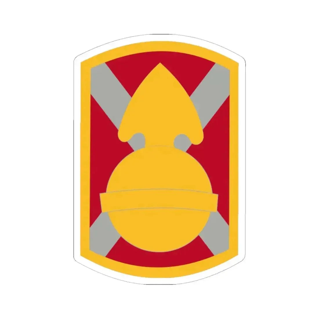 107th Artillery Brigade (U.S. Army) STICKER Vinyl Kiss-Cut Decal 6 Inch White - The Sticker Space
