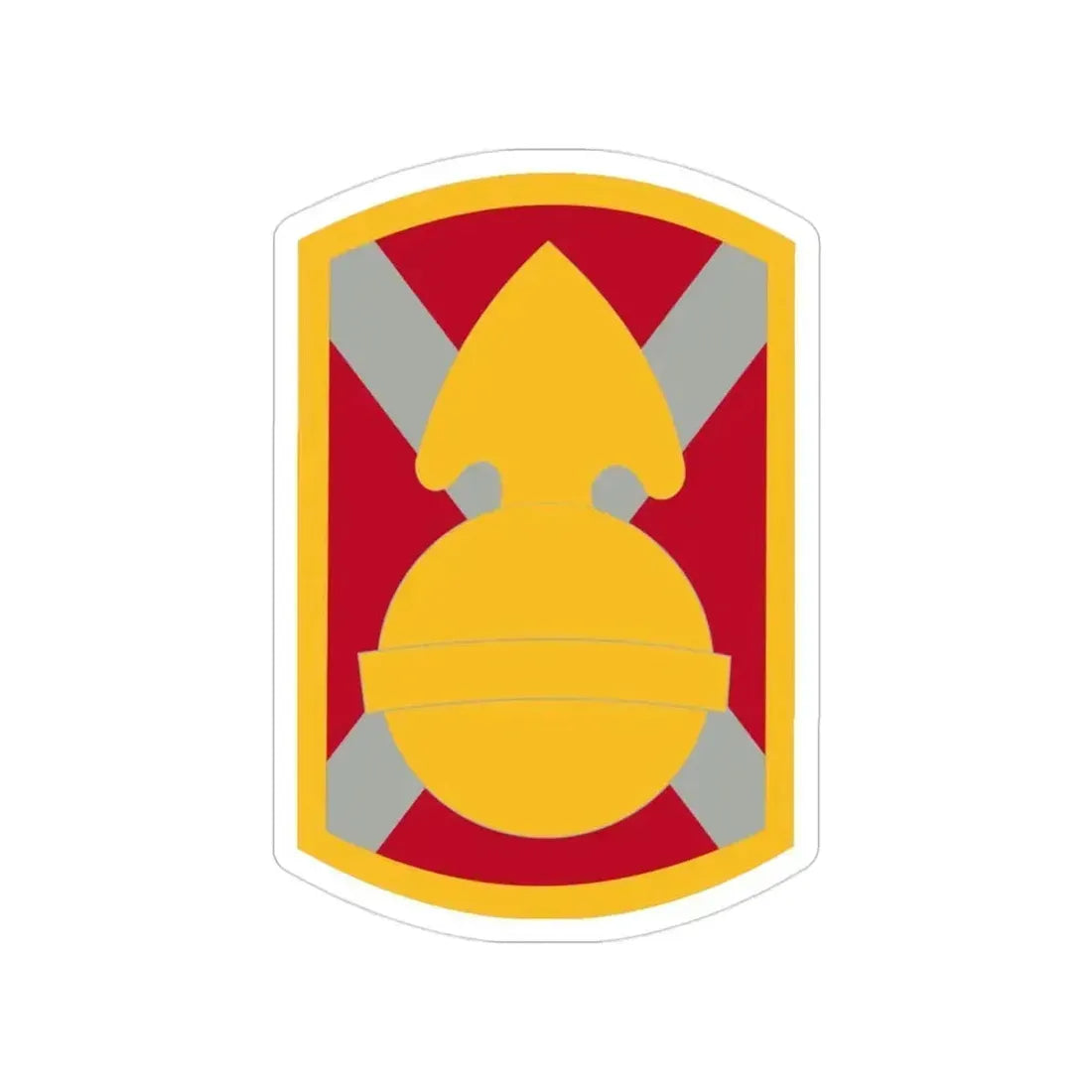 107th Artillery Brigade (U.S. Army) Transparent STICKER Die-Cut Vinyl Decal 3 Inch - The Sticker Space
