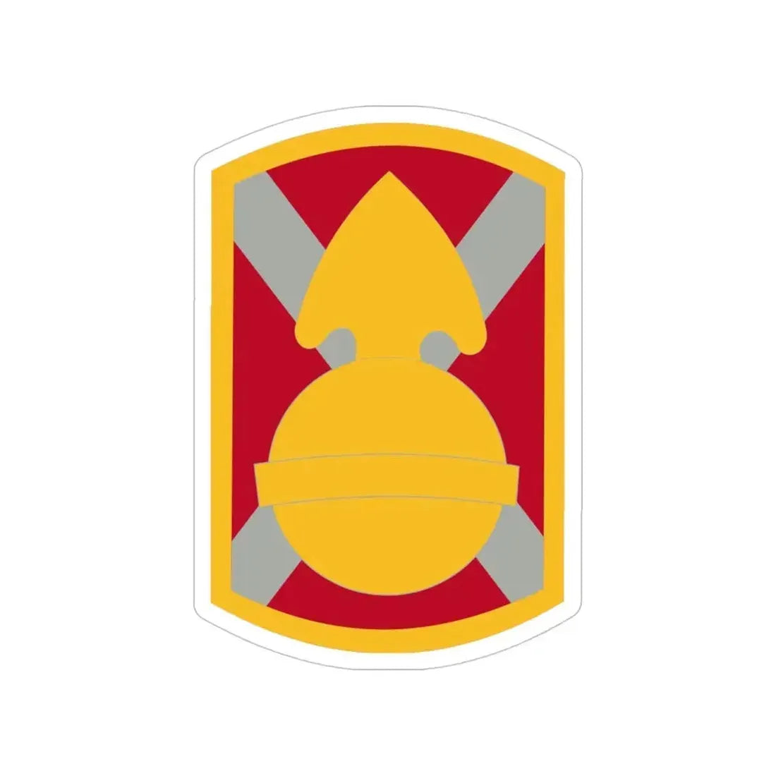107th Artillery Brigade (U.S. Army) Transparent STICKER Die-Cut Vinyl Decal 4 Inch - The Sticker Space