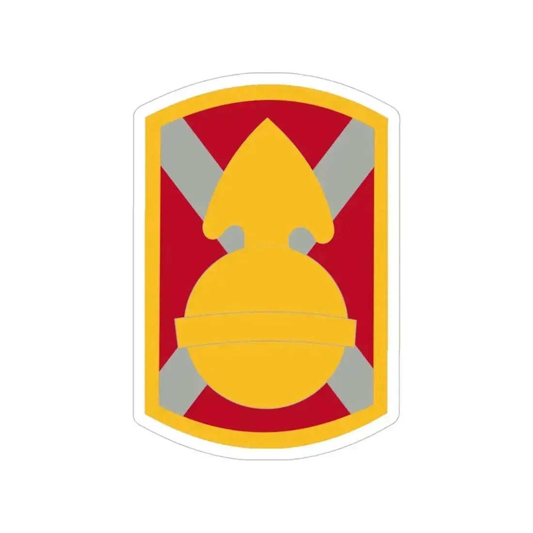 107th Artillery Brigade (U.S. Army) Transparent STICKER Die-Cut Vinyl Decal 5 Inch - The Sticker Space