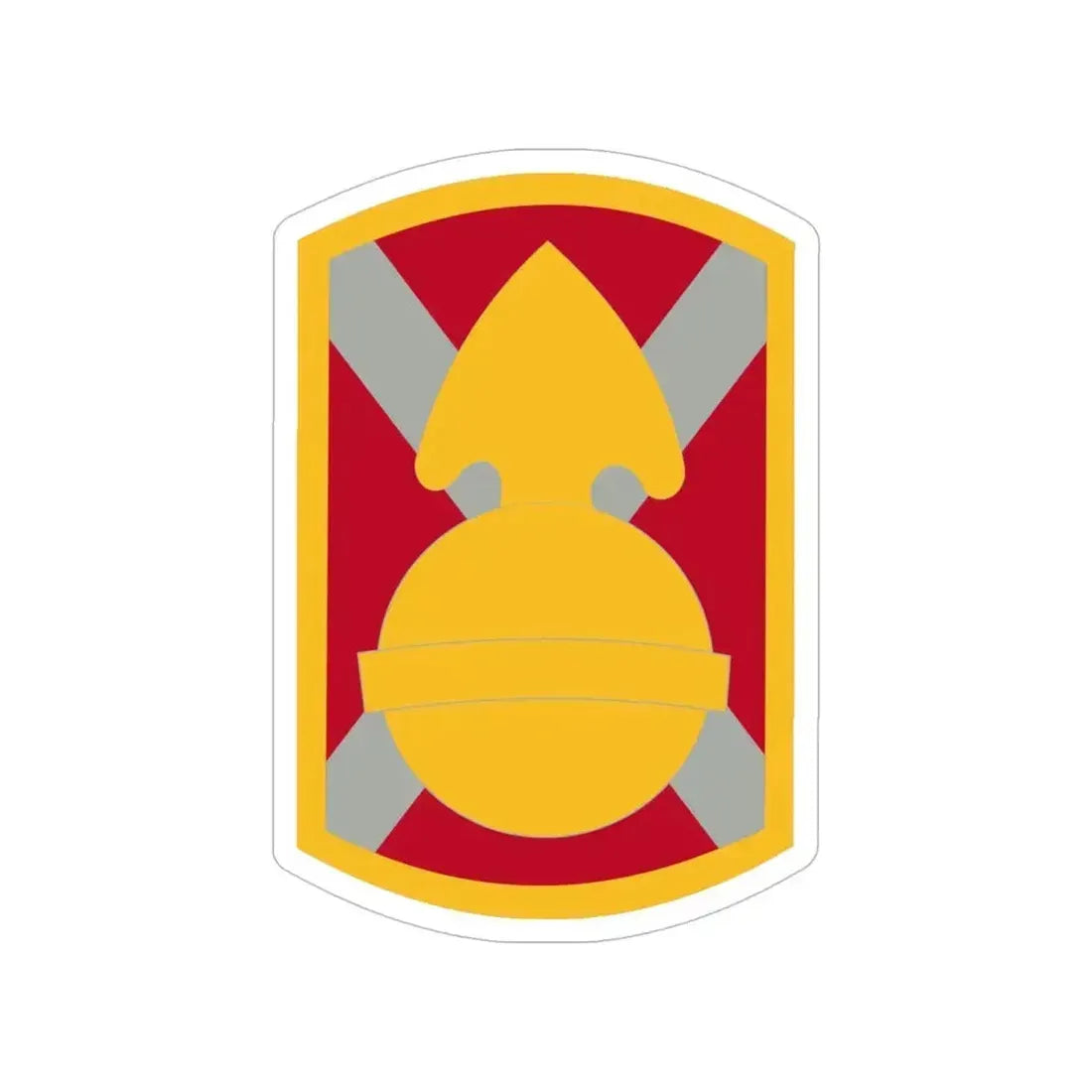 107th Artillery Brigade (U.S. Army) Transparent STICKER Die-Cut Vinyl Decal 6 Inch - The Sticker Space