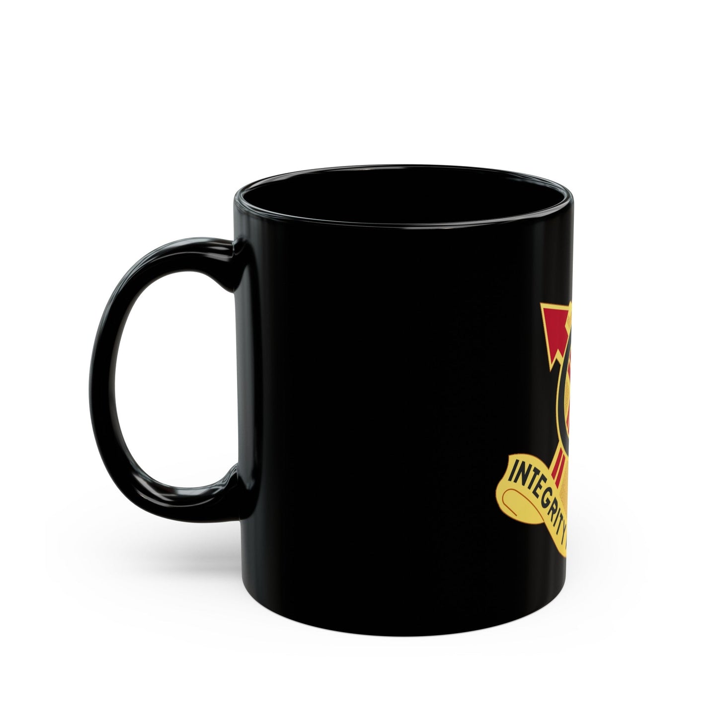 107th Artillery Group (U.S. Army) Black Coffee Mug-The Sticker Space