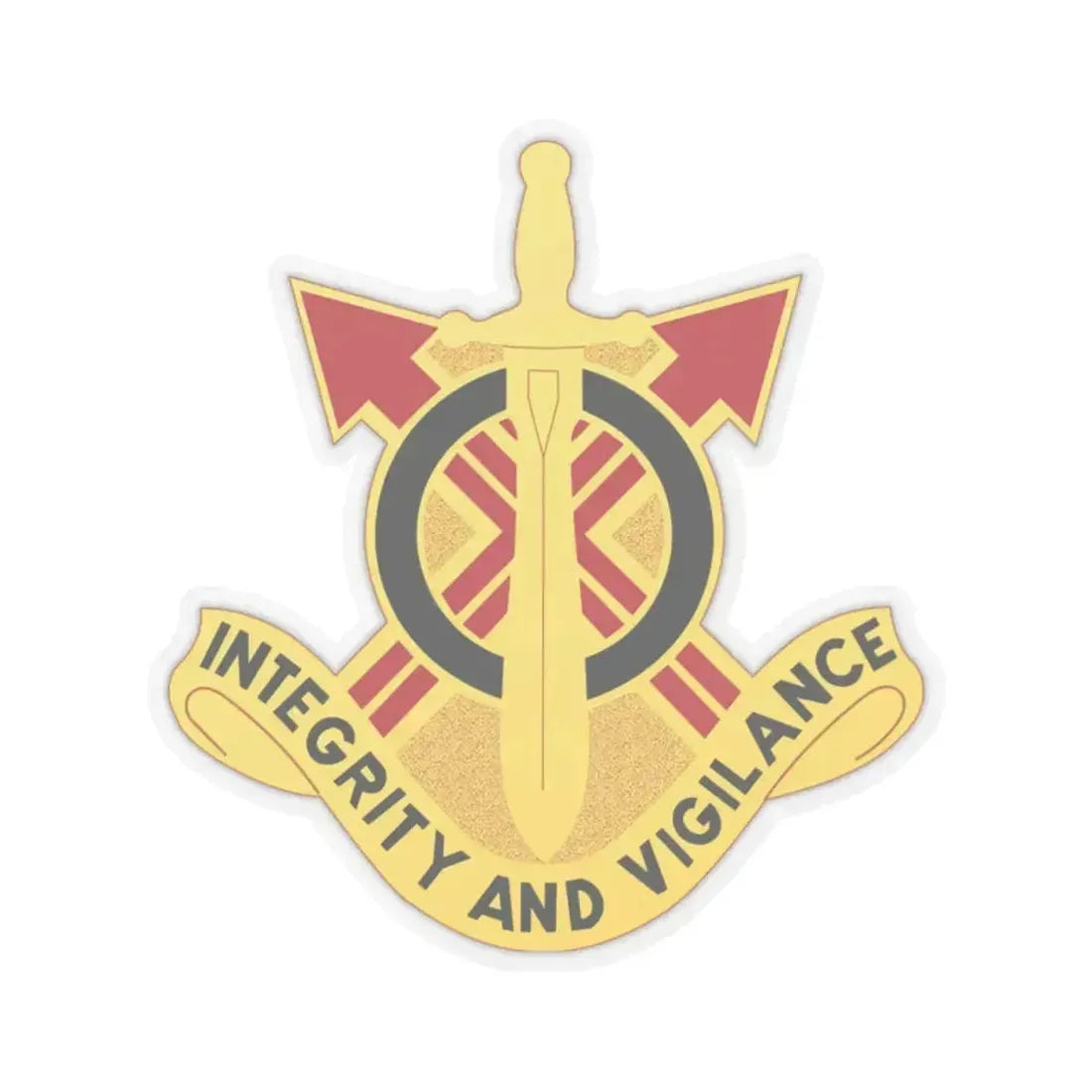 107th Artillery Group (U.S. Army) STICKER Vinyl Kiss-Cut Decal 2 Inch Transparent - The Sticker Space