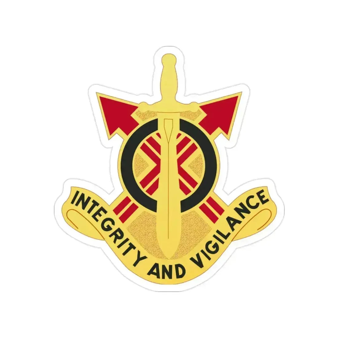 107th Artillery Group (U.S. Army) Transparent STICKER Die-Cut Vinyl Decal 2 Inch - The Sticker Space