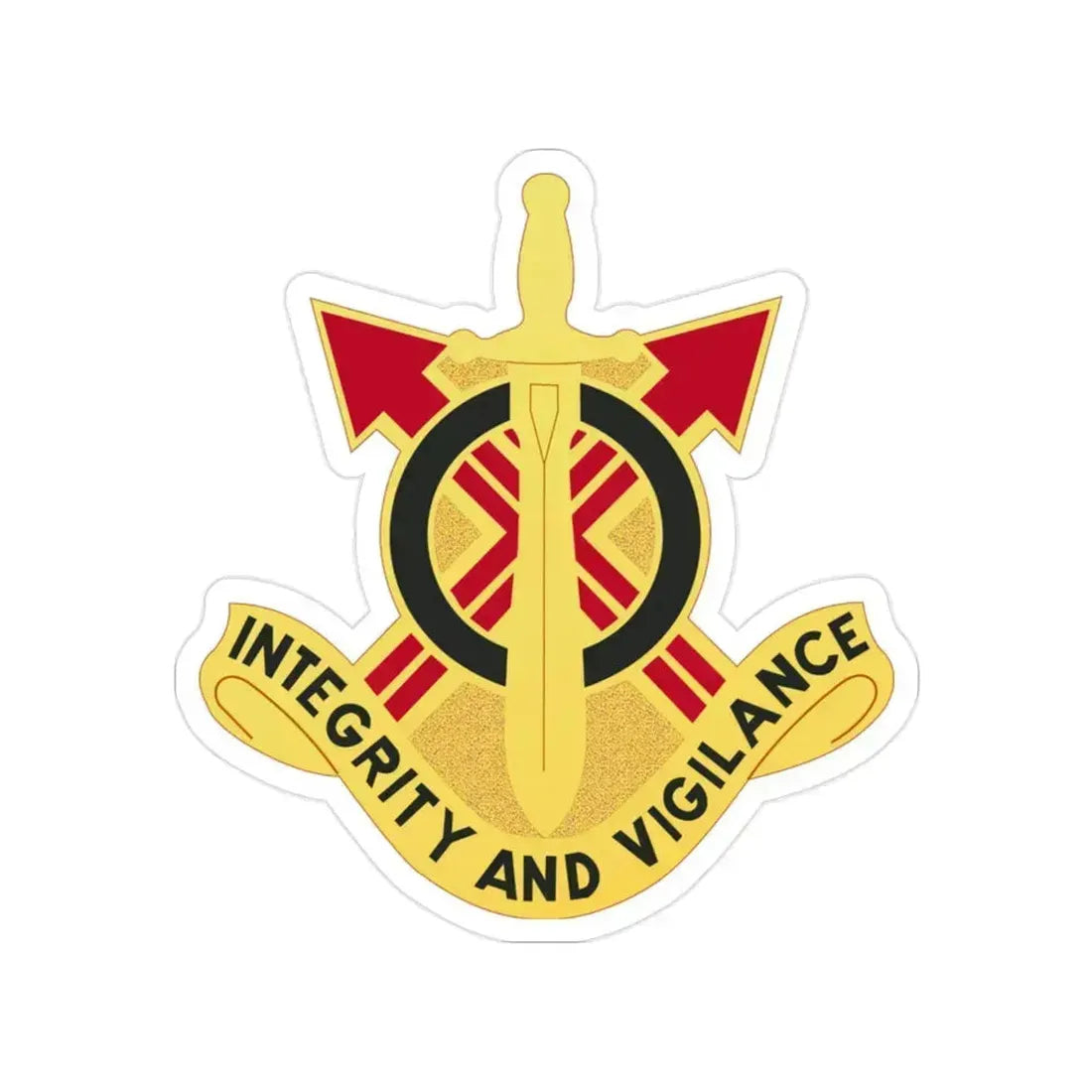 107th Artillery Group (U.S. Army) Transparent STICKER Die-Cut Vinyl Decal 2 Inch - The Sticker Space