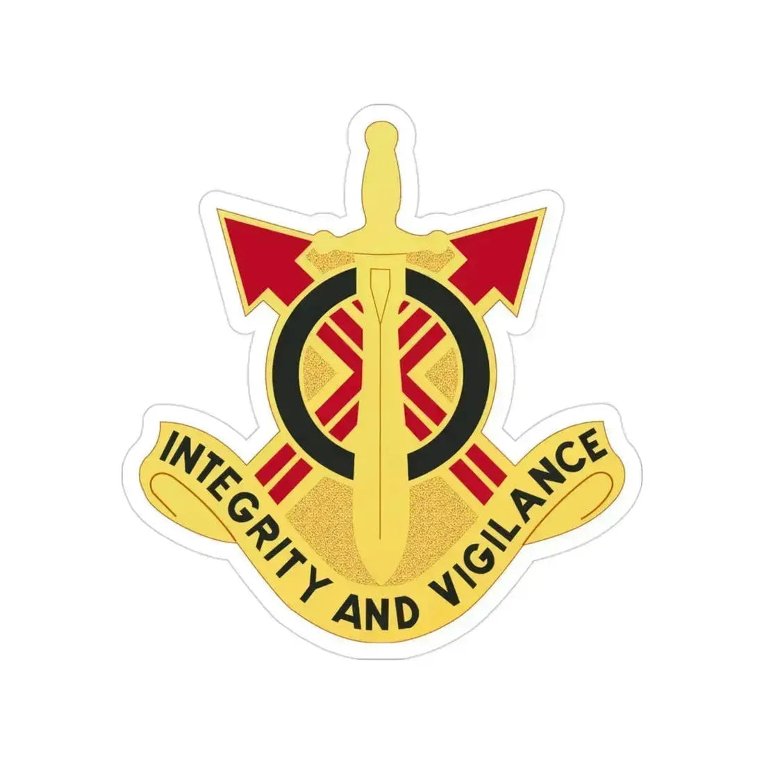 107th Artillery Group (U.S. Army) Transparent STICKER Die-Cut Vinyl Decal 3 Inch - The Sticker Space