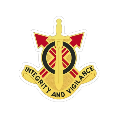 107th Artillery Group (U.S. Army) Transparent STICKER Die-Cut Vinyl Decal 4 Inch - The Sticker Space