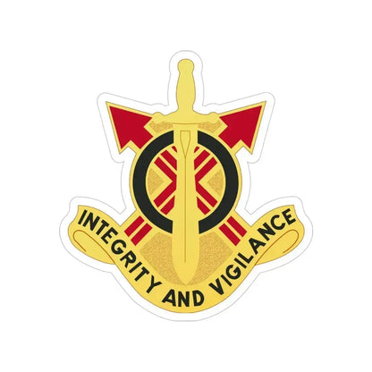 107th Artillery Group (U.S. Army) Transparent STICKER Die-Cut Vinyl Decal 4 Inch - The Sticker Space