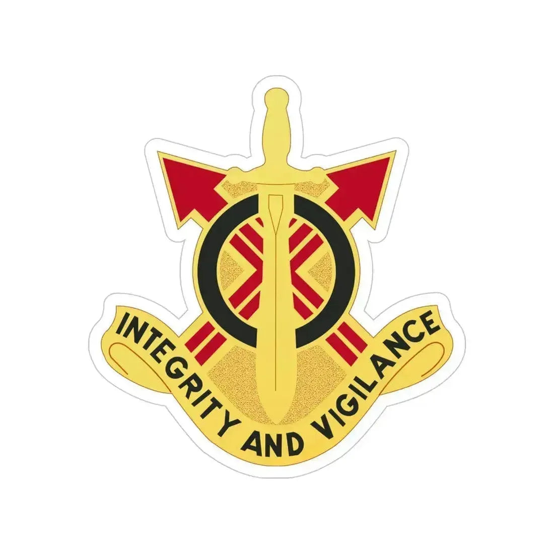 107th Artillery Group (U.S. Army) Transparent STICKER Die-Cut Vinyl Decal 5 Inch - The Sticker Space