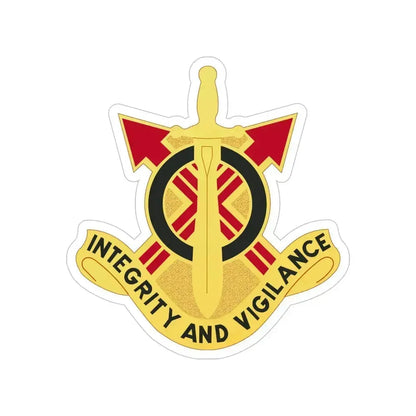 107th Artillery Group (U.S. Army) Transparent STICKER Die-Cut Vinyl Decal 5 Inch - The Sticker Space