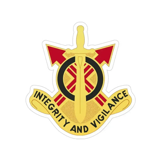 107th Artillery Group (U.S. Army) Transparent STICKER Die-Cut Vinyl Decal 6 Inch - The Sticker Space