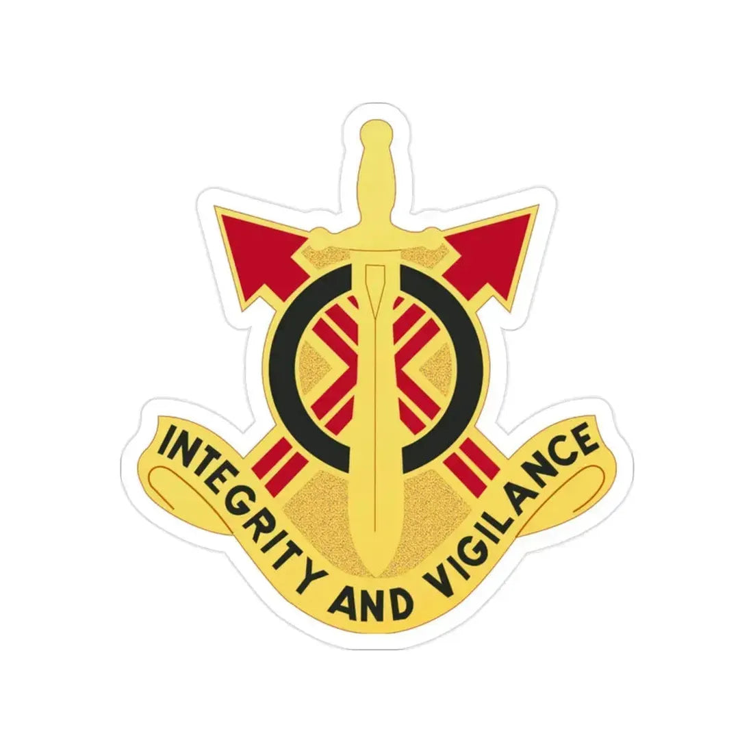 107th Artillery Group (U.S. Army) Transparent STICKER Die-Cut Vinyl Decal - The Sticker Space
