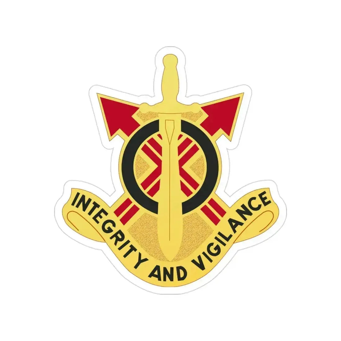 107th Artillery Group (U.S. Army) Transparent STICKER Die-Cut Vinyl Decal - The Sticker Space