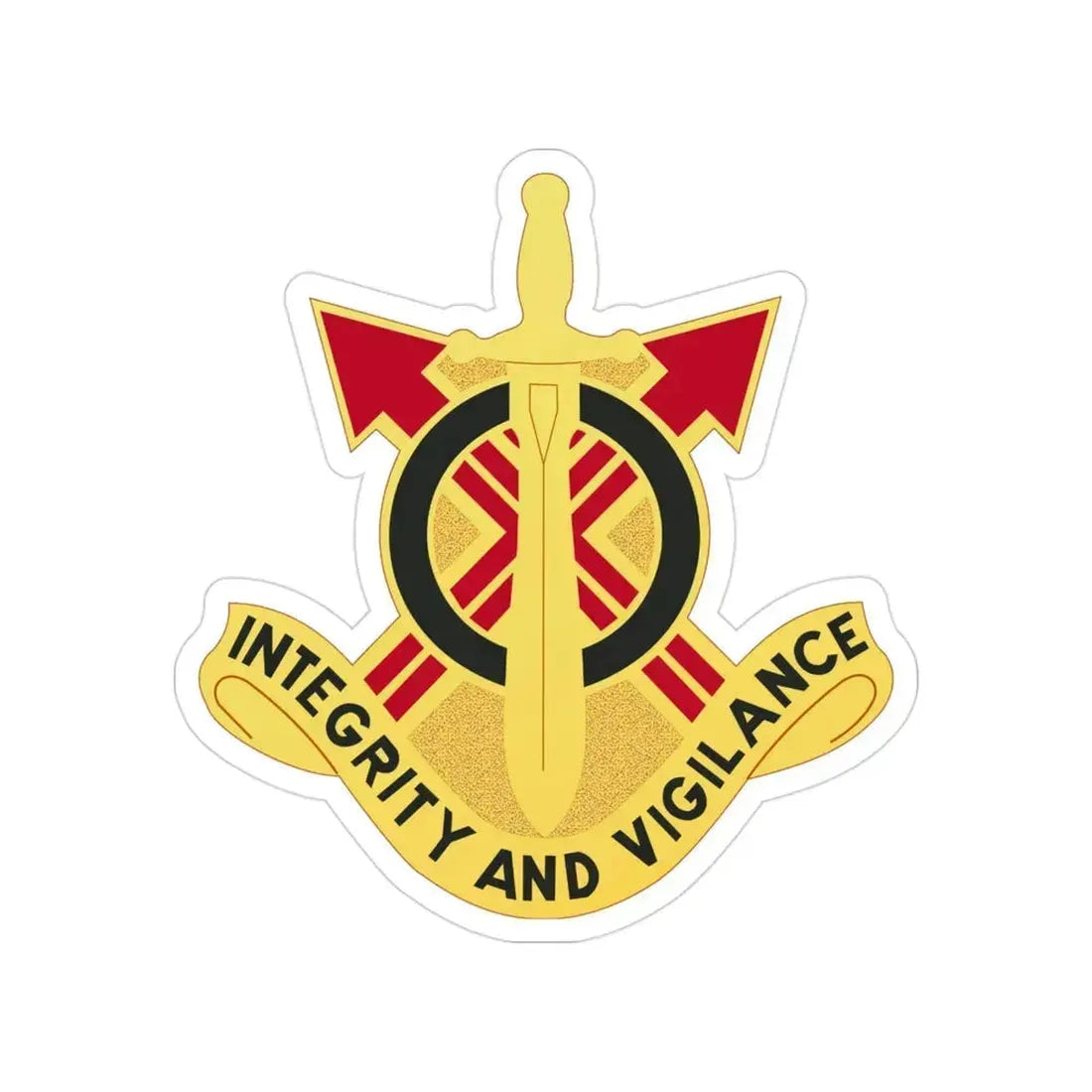 107th Artillery Group (U.S. Army) Transparent STICKER Die-Cut Vinyl Decal - The Sticker Space