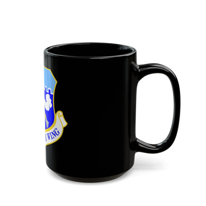 107th Attack Wing (U.S. Air Force) Black Coffee Mug-The Sticker Space