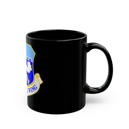 107th Attack Wing (U.S. Air Force) Black Coffee Mug-The Sticker Space