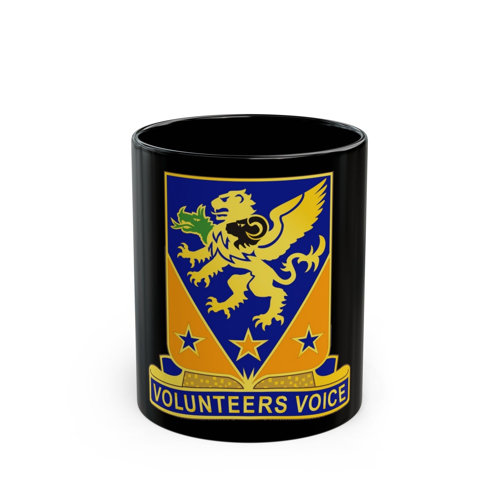 107th Aviation Regiment (U.S. Army) Black Coffee Mug-11oz-The Sticker Space