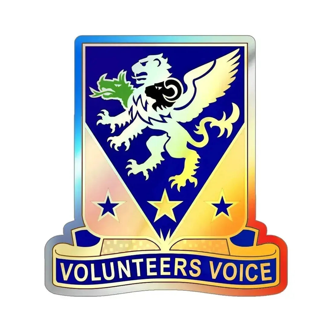 107th Aviation Regiment (U.S. Army) Holographic STICKER Die-Cut Vinyl Decal - The Sticker Space