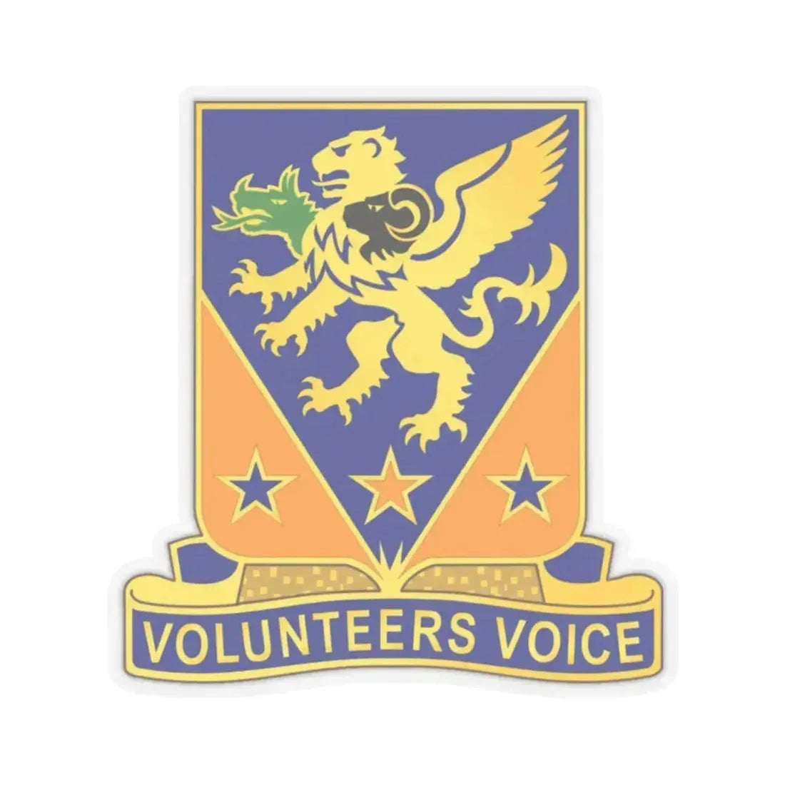 107th Aviation Regiment (U.S. Army) STICKER Vinyl Kiss-Cut Decal 2 Inch Transparent - The Sticker Space