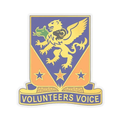 107th Aviation Regiment (U.S. Army) STICKER Vinyl Kiss-Cut Decal 6 Inch Transparent - The Sticker Space