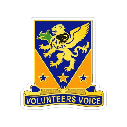 107th Aviation Regiment (U.S. Army) Transparent STICKER Die-Cut Vinyl Decal 4 Inch - The Sticker Space